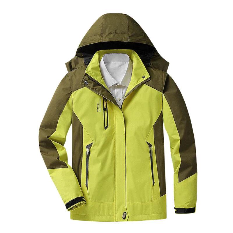 Chaqueta Mujer Impermeable Forro Térmico Cortavientos