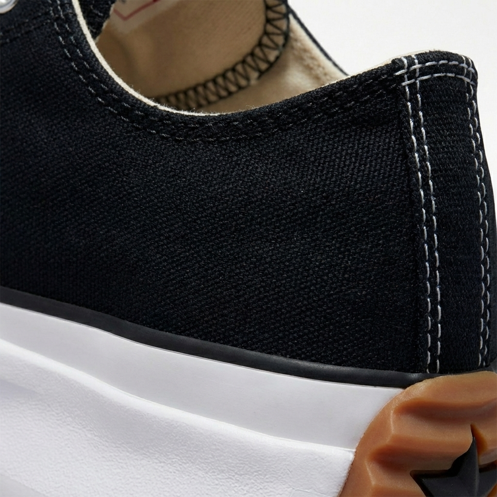Zapatillas Mujer Plataforma Cordones Puntera Redonda
