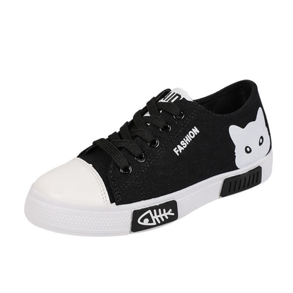 Zapatillas Mujer de Lona Cordones y Puntera Reforzada