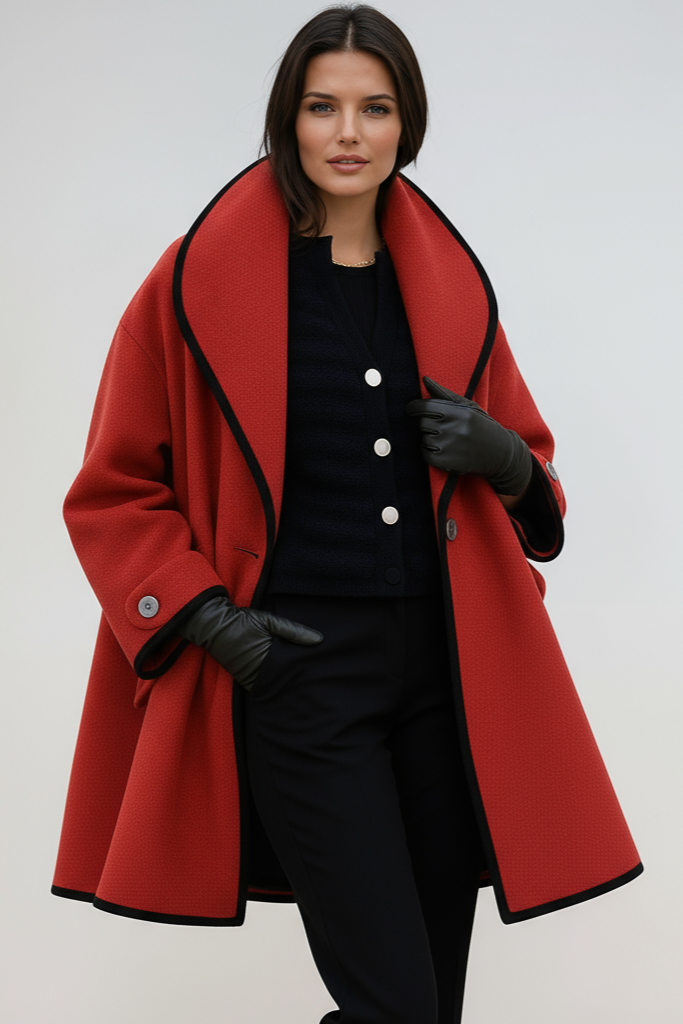 Abrigo Mujer Oversize Gabardina Invierno Diseño