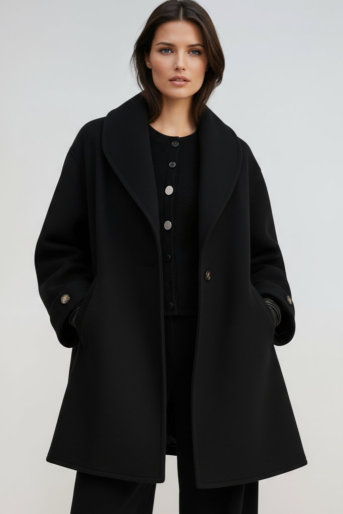 Abrigo Mujer Oversize Gabardina Invierno Diseño