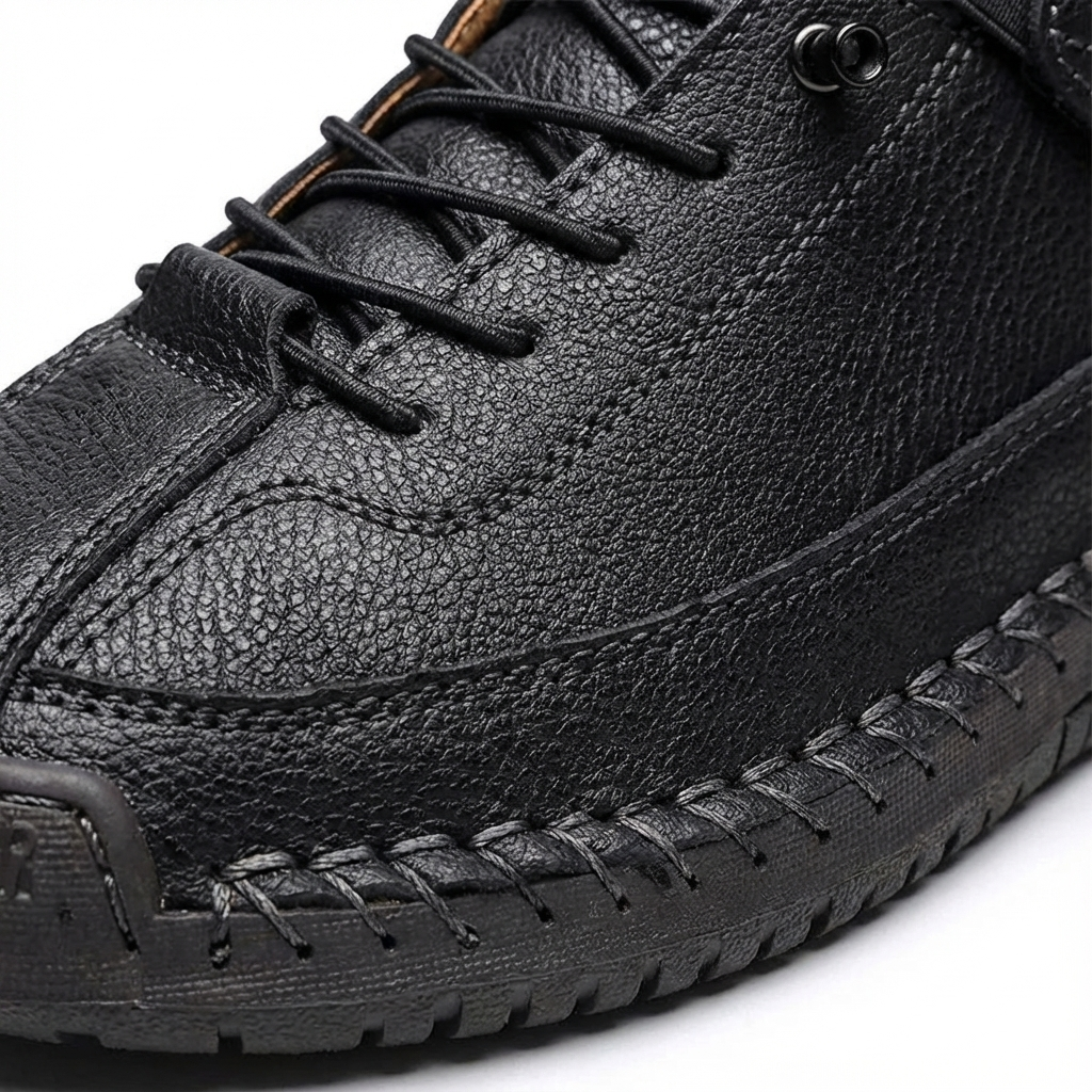 Zapatillas Mujer Altas de Tela con Cordones