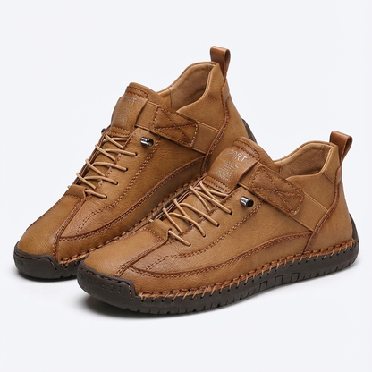 Zapatillas Mujer Altas de Tela con Cordones