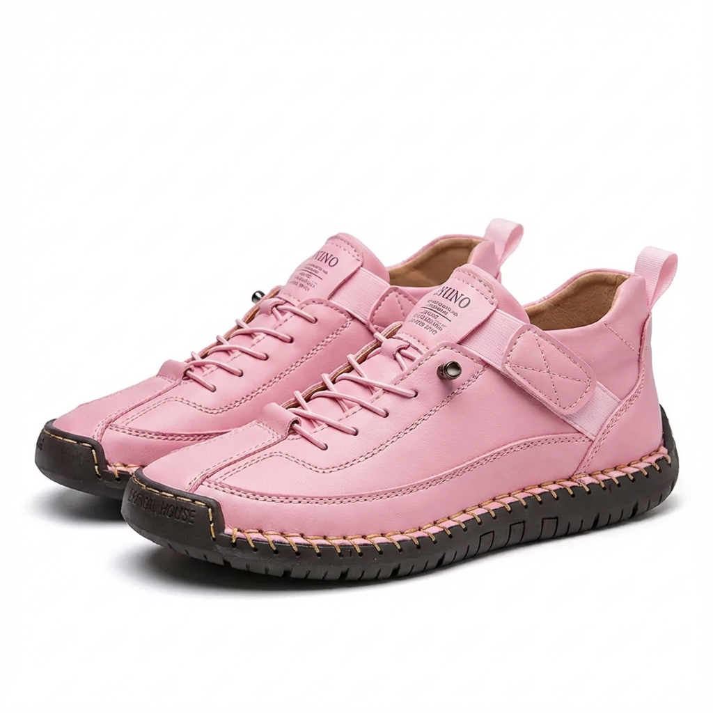 Zapatillas Mujer Altas de Tela con Cordones