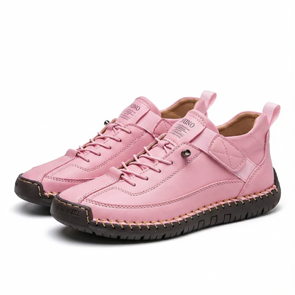Zapatillas Mujer Altas de Tela con Cordones