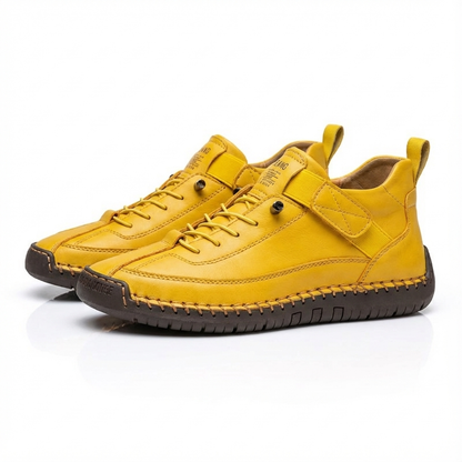 Zapatillas Mujer Altas de Tela con Cordones
