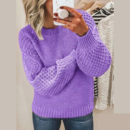 Suéter mujer suave de punto estilo casual