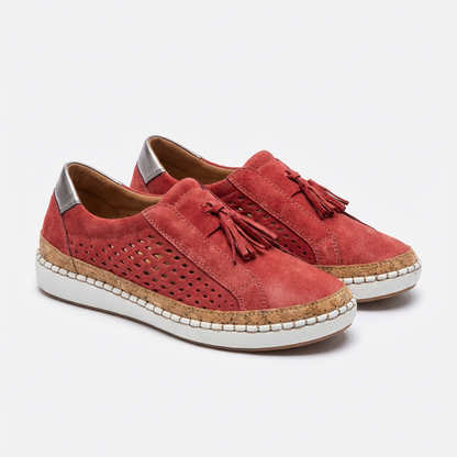 Zapatos Casual Mujer Sin Cordones con Borlas