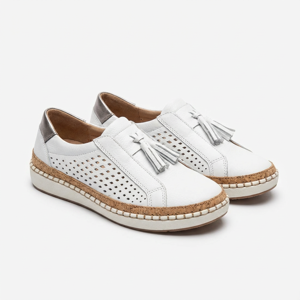 Zapatos Casual Mujer Sin Cordones con Borlas