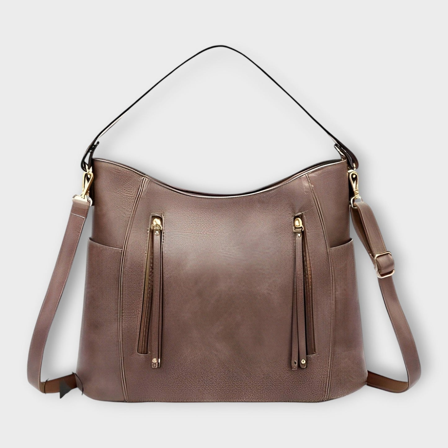 Bolso Bandolera Unisex de Nylon con Cremalleras Ajustable