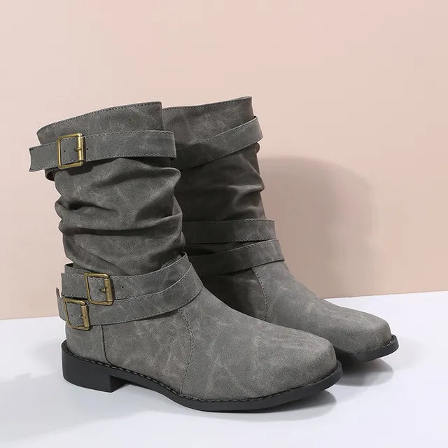 Botines Mujer Sintético Tacón Medio
