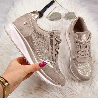 Zapatillas Mujer con Cordones Plataforma Moderna