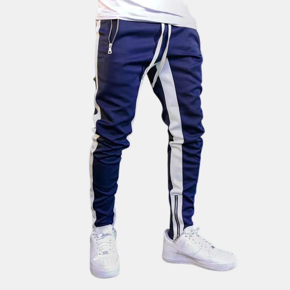 Pantalón Jogger Hombre Deportivo con Franja Lateral