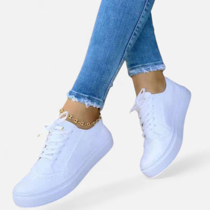 Zapatillas Mujer Punta Redonda Diseño Sencillo