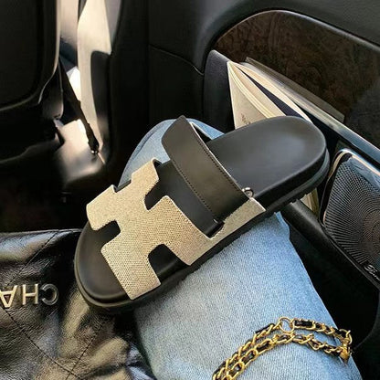 Sandalias Gladiadoras Mujer con Cierre de Velcro Ajustable
