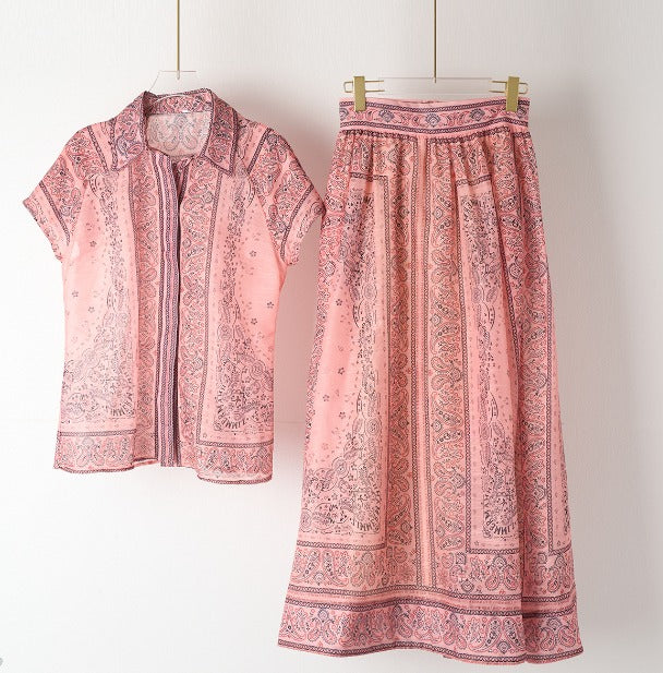 Conjunto Veraniego Mujer de Dos Piezas con Cintura Ajustable