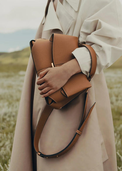 Bolso Mujer de Piel y Asas Ajustables