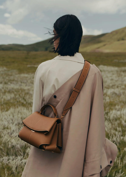 Bolso Mujer de Piel y Asas Ajustables
