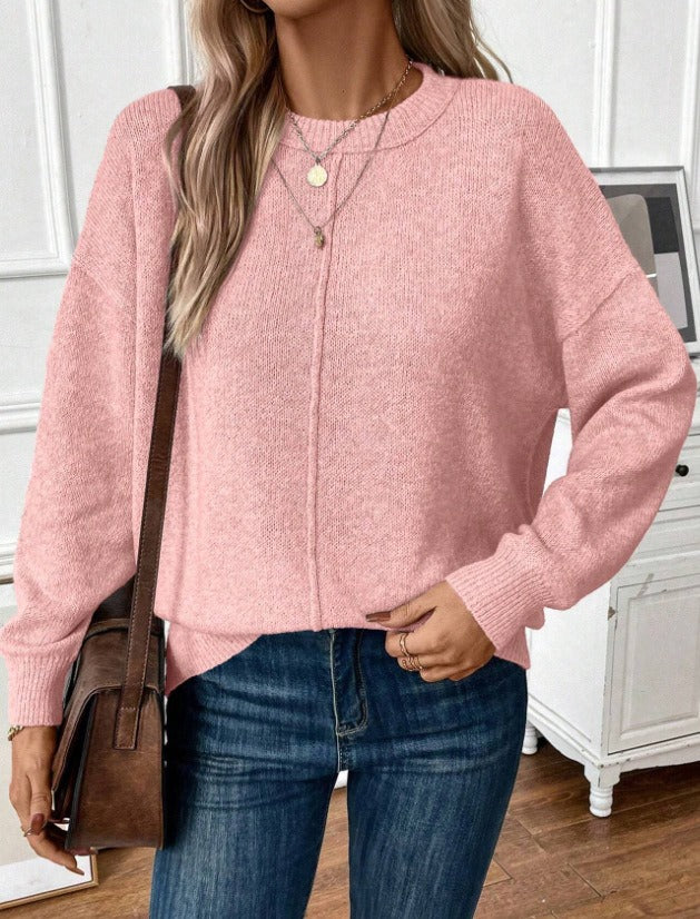 Jersey Mujer Básico Punto Suave Ajuste Casual