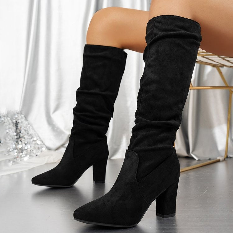 Botas Altas Mujer Tacón Elegante