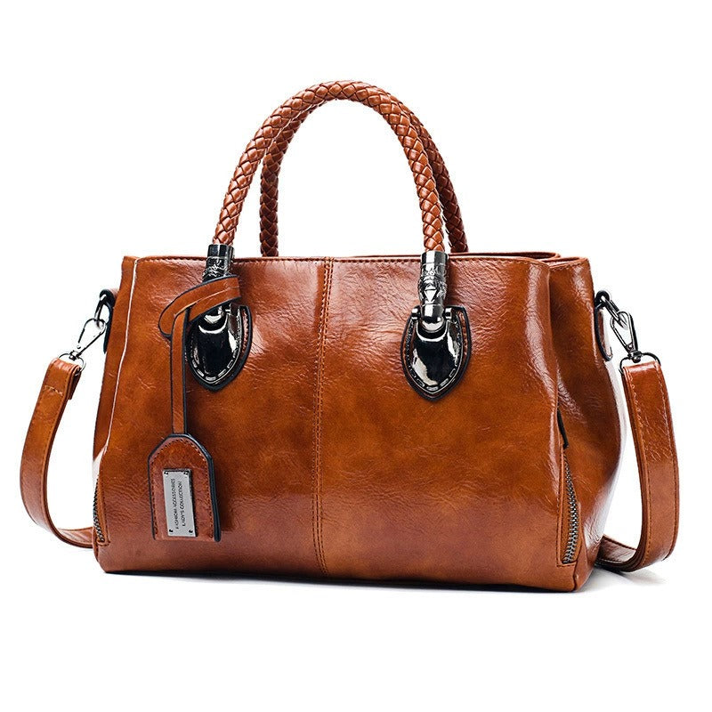 Bolso Tote Mujer Estilo Retro Estructurado