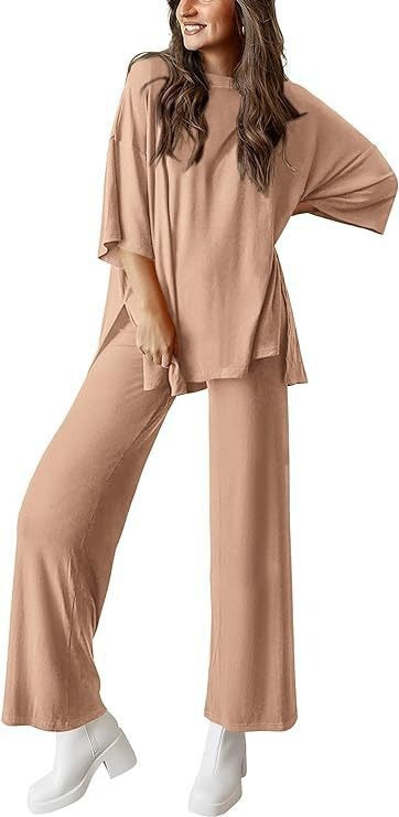 Conjunto Casual Mujer Algodón Suave Ajuste Cómodo
