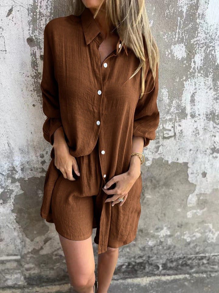 Conjunto Casual Mujer de Tejido Suave Corte Relajado