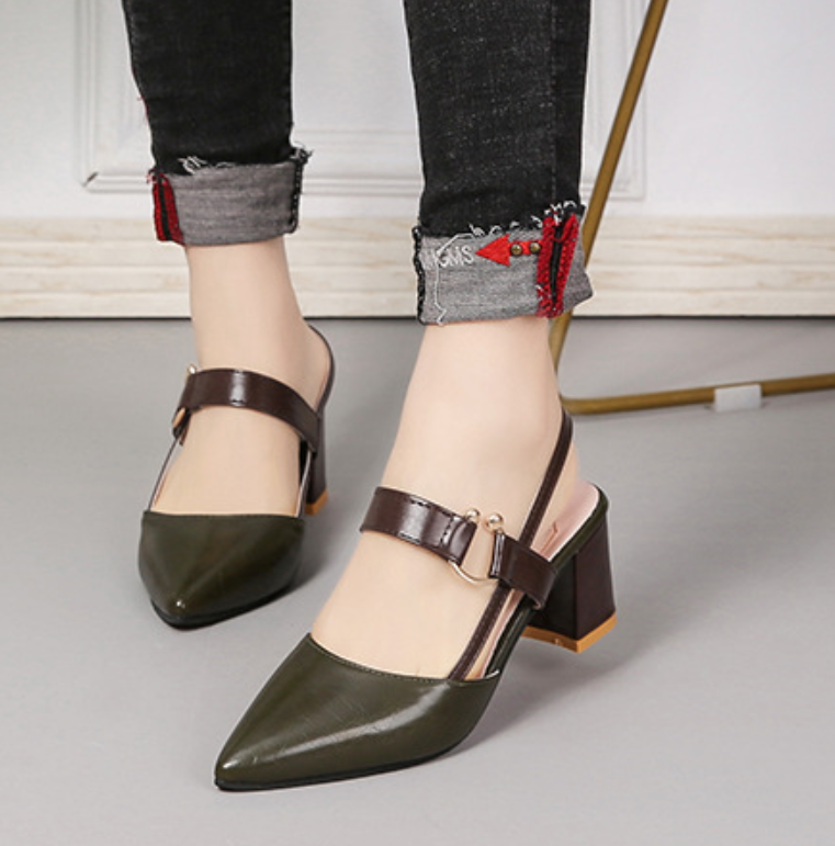 Zapatos mujer ergonómicos slingback moderno