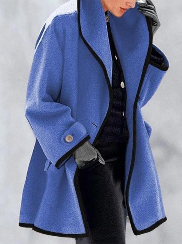 Abrigo Invierno Mujer Oversize Ajuste Amplio