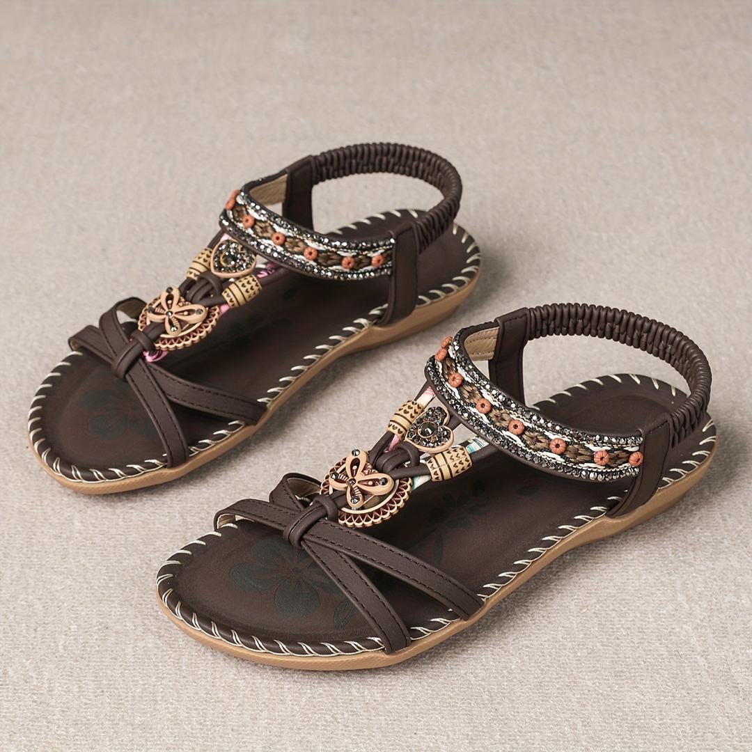 Sandalias ortopédicas mujer estilo ibiza comodidad