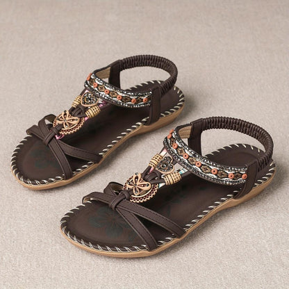 Sandalias ortopédicas mujer estilo ibiza comodidad