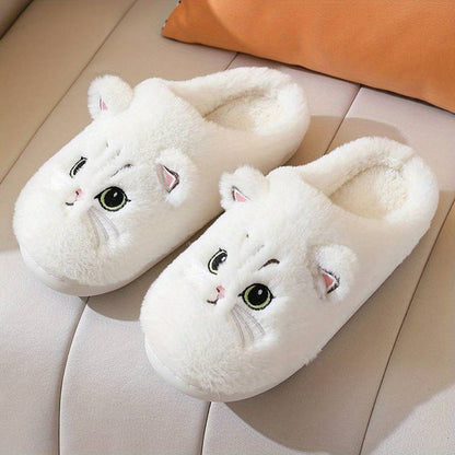 Zapatillas de casa Mujer diseño gato cálidas y cómodas - Mavetta