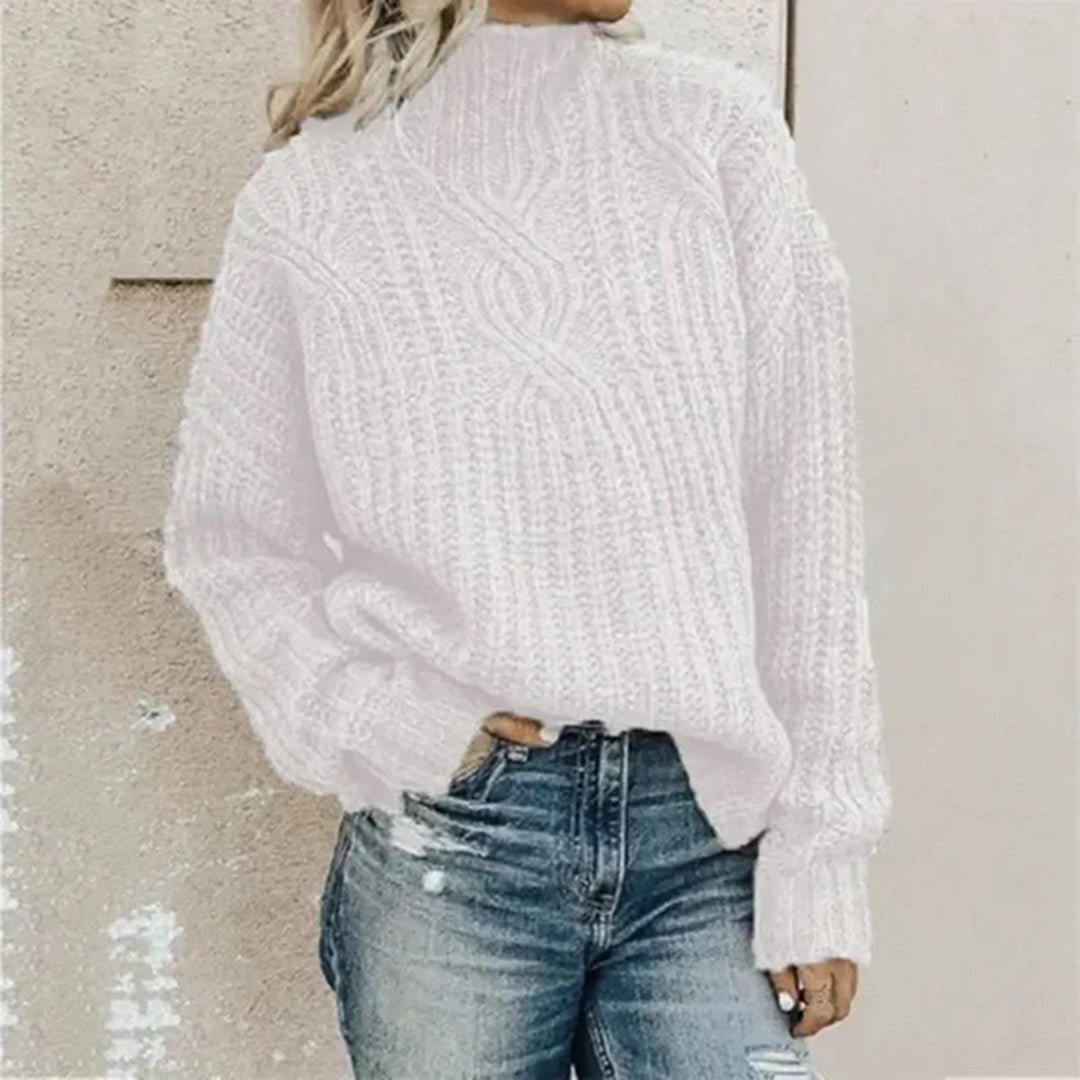 Jersey Mujer de Punto Suave y Acogedor