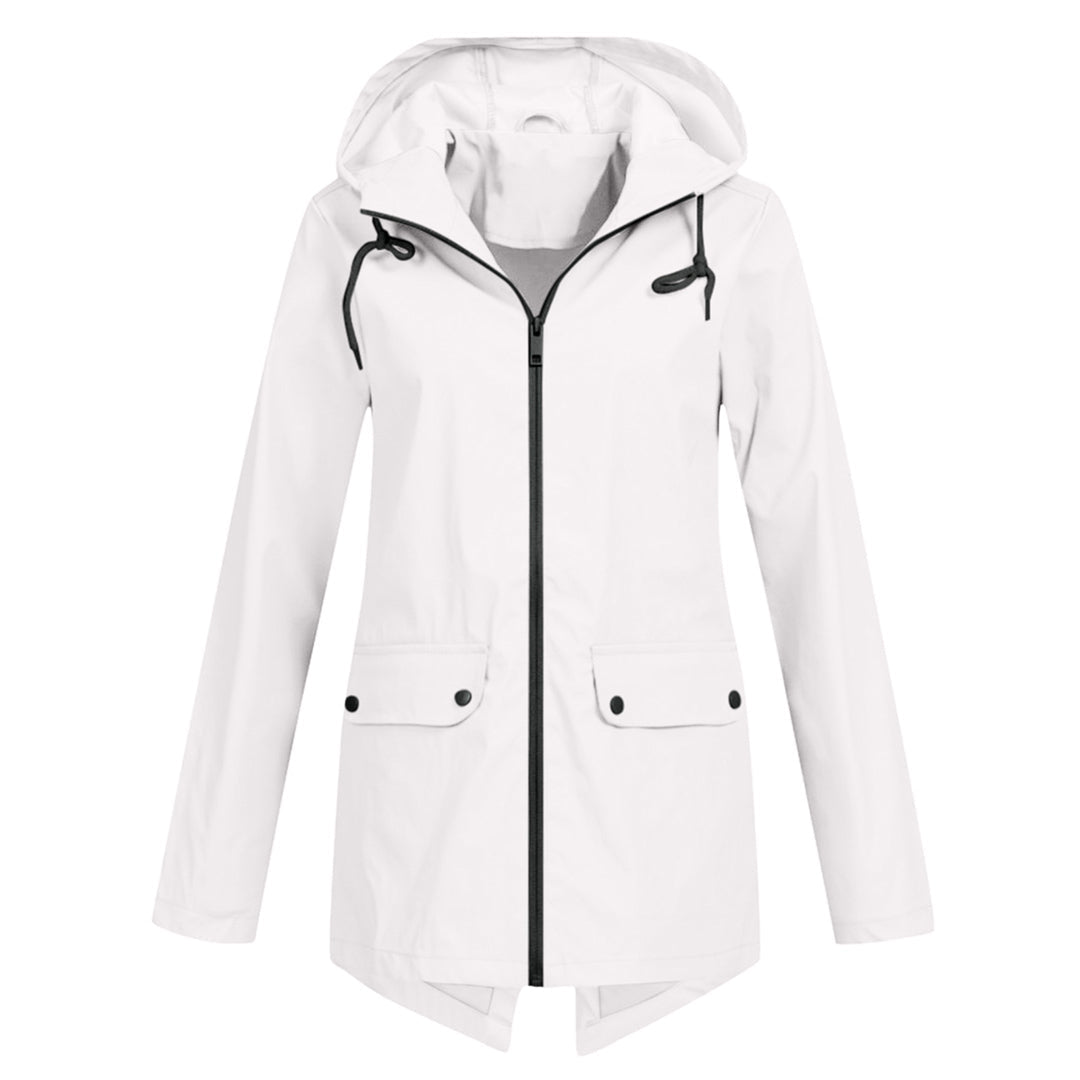 Impermeable Mujer Moderno Ajuste Elegante
