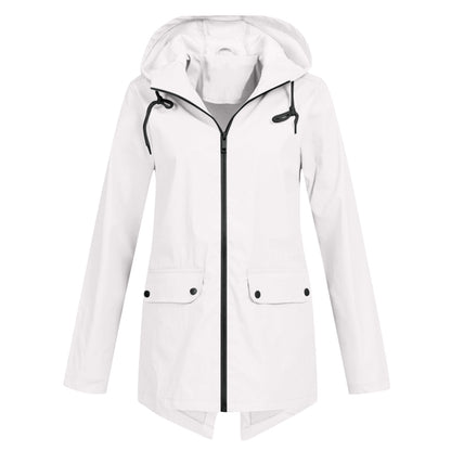 Impermeable Mujer Moderno Ajuste Elegante