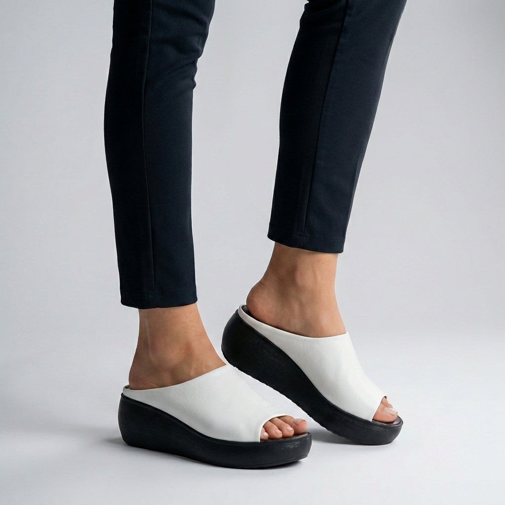 Sandalias Mujer Ortopédicas Plataforma Diseño Abierto
