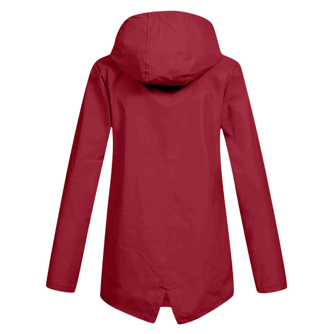 Impermeable Mujer Moderno Ajuste Elegante