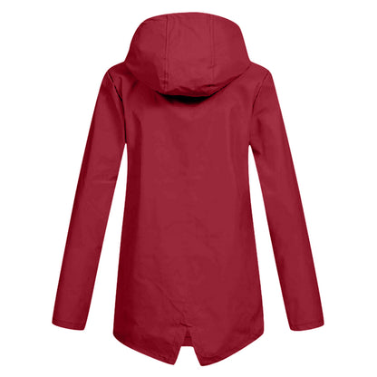 Impermeable Mujer Moderno Ajuste Elegante