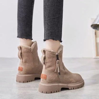 Botas Mujer con Forro de Lana y Cremallera