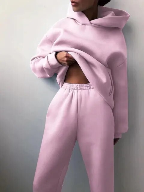 Conjunto Chándal Mujer Algodón Oversize Capucha - Mavetta