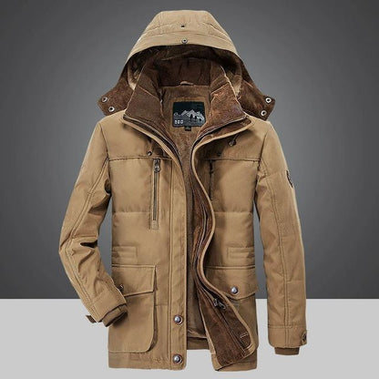 Chaqueta Hombre Invierno Forro Calido con Capucha - Mavetta
