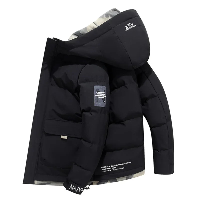 Chaqueta Acolchada Hombre Invierno con Capucha - Mavetta