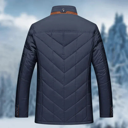 Chaqueta Hombre Invierno Cuello Alto Cremallera