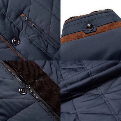 Chaqueta Hombre Invierno Cuello Alto Cremallera