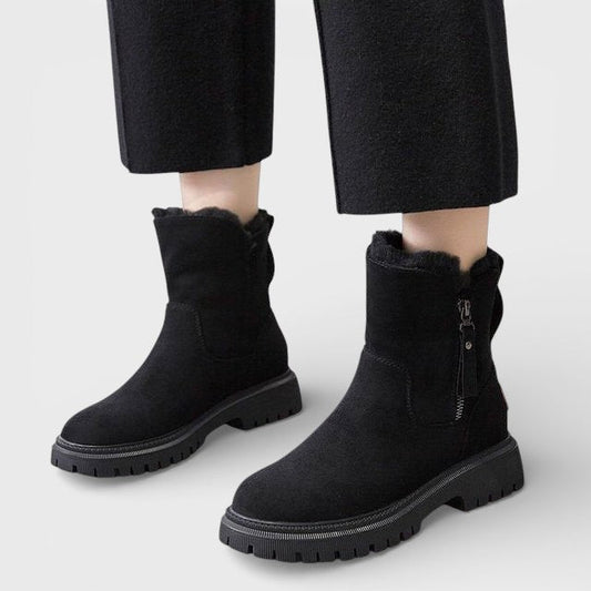 Botas Invierno Nieve Mujer Impermeables Cremallera Lateral - Mavetta