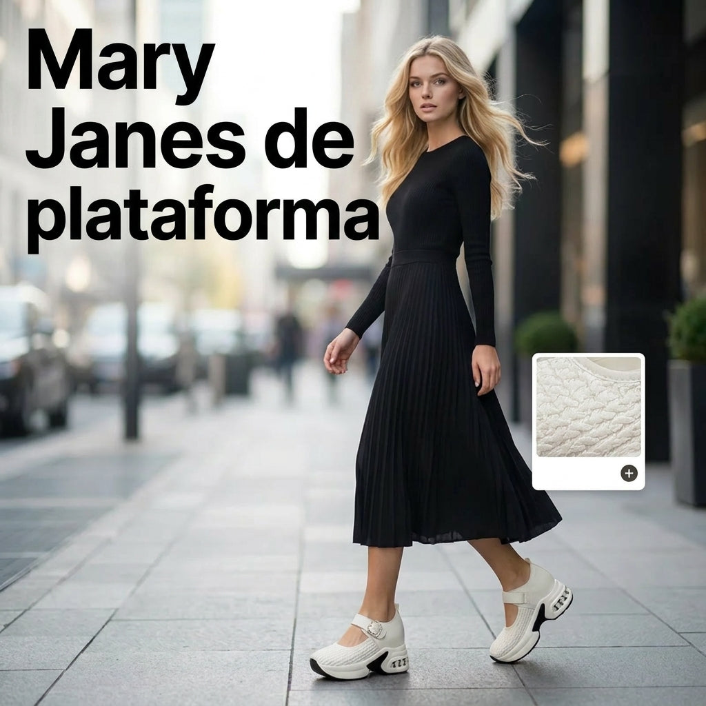 Zapatos Mujer Plataforma Transpirables y Comodos - Mavetta
