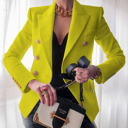 Blazer Mujer de Diseño Ajuste Entallado