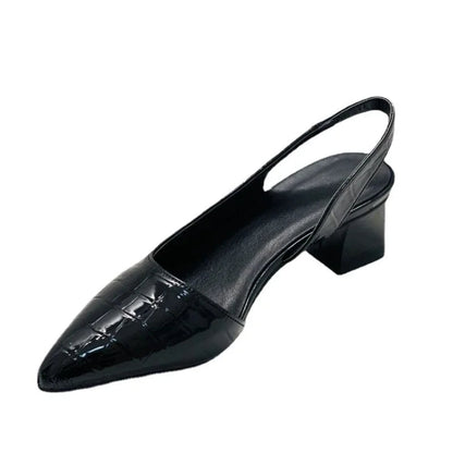 Salones Mujer Primavera Tacón Ancho Elegantes