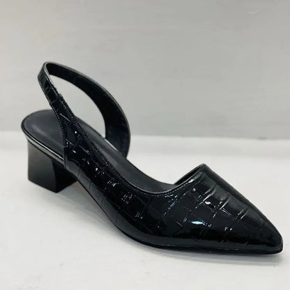 Salones Mujer Primavera Tacón Ancho Elegantes