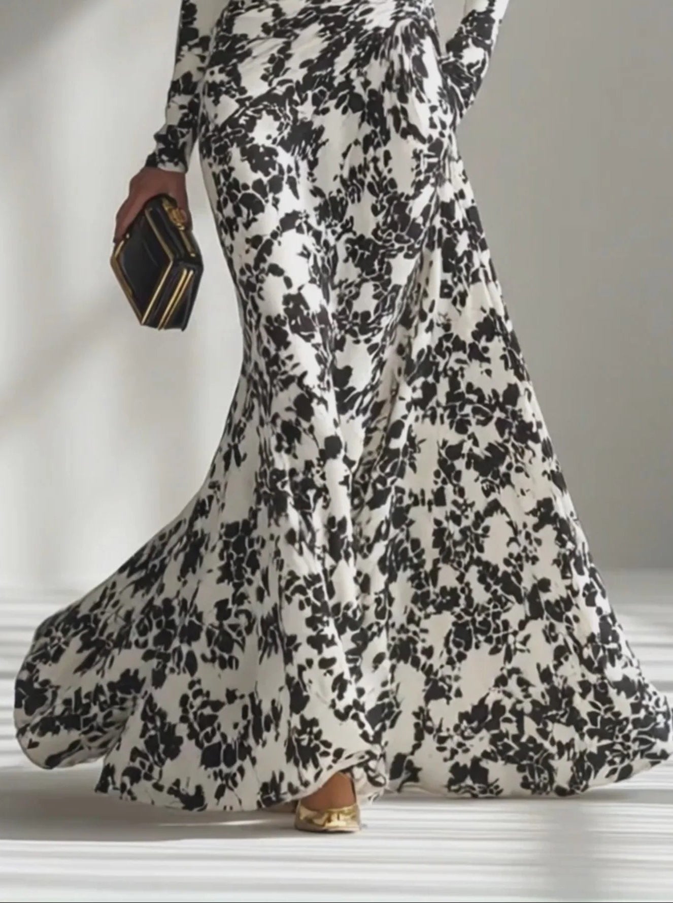 Vestido cruzado Mujer tejido elastico silueta elegante